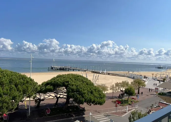 Arcachon: 4 Pers, Front De Mer, Parking, Centre-ville - Fr-1-474-32 شقة